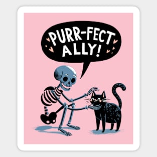 Purr-fect Ally - Death and cat Magnet